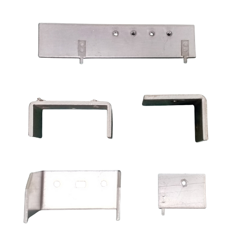 Aluminium flat C shaped and L shaped heatsinks for electronic cooling